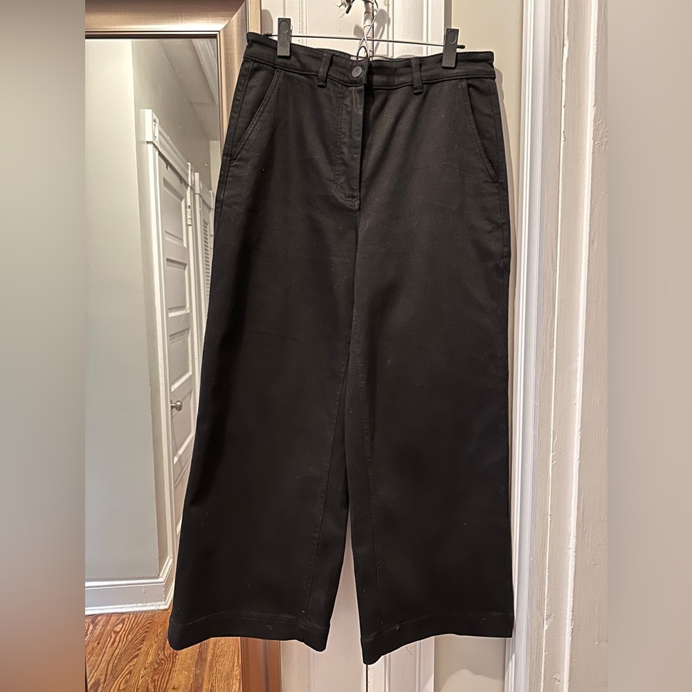 Everlane crop wide leg jeans